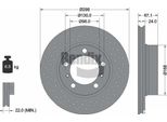 Bendix Braking BDS2163LHC Disco Freno Oe 98735140101 Compatibile Con Boxster, Cayman