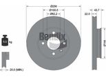 Bendix Braking BDS1595 Disco Freno Oe 51712C8000 Compatibile Con I20, Solaria, Rio