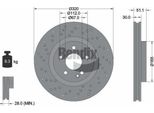Bendix Braking BDS1319HC Disco Freno Oe 2464212712 Compatibile Con Classe A, Classe B, Cla, Classe Gla