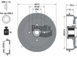 Bendix Braking BDM1111 Tamburo Del Freno Oe 424750 Compatibile Con C-Elysee, C3, DS3, 207, 208