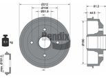 Bendix Braking BDM1027 Tamburo Del Freno Oe 424732 Compatibile Con Xsara, Zx, 306, 309