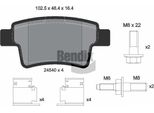 Bendix Braking BPD1102 Set Di Pastiglie Freno, Freno A Disco Oe 1611141080 Compatibile Con C4