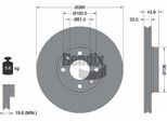 Bendix Braking BDS1003 Disco Freno Oe 402064911R Compatibile Con Logan, Micra, Note, Clio, Megane, Modus, Thalia
