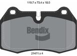 Bendix Braking BPD1797 Set Di Pastiglie Freno, Freno A Disco Oe 1161975 Compatibile Con Serie 7 E38, Serie 8 E31