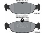 Bendix Braking BPD1052 Set Di Pastiglie Freno, Freno A Disco Oe EC11046948372 Compatibile Con Corsa, Tigra, Lanos, Lemans, Nexia, Xj, Astra F, Combo, Corsa A, Corsa B, Vectra