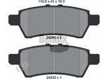 Bendix Braking BPD2110 Set Di Pastiglie Freno, Freno A Disco Oe 44060EA090 Compatibile Con NP300, Pathfinder