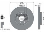 Bendix Braking BDS1447 Disco Freno Oe 5171226100 Compatibile Con Santa Fe