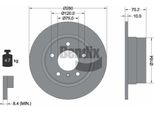 Bendix Braking BDS1976 Disco Freno Oe 34216752545 Compatibile Con Z4 E85