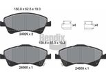 Bendix Braking BPD1238 Set Di Pastiglie Freno, Freno A Disco Oe 0446502170 Compatibile Con Auris, Avensis, Verso