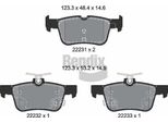 Bendix Braking BPD1628 Set Di Pastiglie Freno, Freno A Disco Oe 2209329 Compatibile Con Focus, Galaxy, Kuga, Mondeo, S-Max