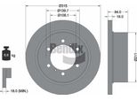 Bendix Braking BDS1975 Disco Freno Oe MB618797 Compatibile Con L400, Pajero