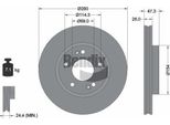 Bendix Braking BDS1114 Disco Freno Oe 517122C000 Compatibile Con Coupé, I30, Ix20, Sonata, Tiburon, Tucson, Carens, Ceed, Cerato, Magentis, Proceed, Soul, Sportage, Venga