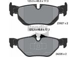 Bendix Braking BPD1023 Set Di Pastiglie Freno, Freno A Disco Oe 2288891 Compatibile Con 1Er E81, 1Er E87, 1Er E88, 1Er E82, 3Er E90, 3Er E93, 3Er E92, 3Er E91, X1