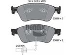 Bendix Braking BPD1612 Set Pastiglie Freno, Freno A Disco Oe 4E0698151 Compatibile Con A6 4F, A8 4E, Phaeton