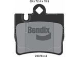 Bendix Braking BPD1911 Set Di Pastiglie Freno, Freno A Disco Oe 0034200620 Compatibile Con Classe S