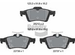 Bendix Braking BPD1626 Set Di Pastiglie Freno, Freno A Disco Oe 1936698 Compatibile Con Focus