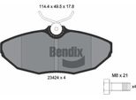 Bendix Braking BPD1976 Set Pastiglie Freno, Freno A Disco Oe 1W4Z2200AA Compatibile Con S-Type, Xj