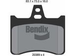Bendix Braking BPD1702 Set Di Pastiglie Freno, Freno A Disco Oe 0000425173 Compatibile Con Xantia, Xm