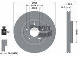 Bendix Braking BDS2088HC Disco Freno Oe 402061KC2A Compatibile Con Juke, Pulsar