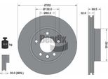 Bendix Braking BDS1545RHC Disco Freno Oe 7L6615302D Compatibile Con Cayenne, Touareg