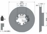 Bendix Braking BDS1288 Disco Freno Oe 1371393 Compatibile Con Transit