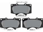 Bendix Braking BPD1246 Set Di Pastiglie Freno, Freno A Disco Oe 4605A472 Compatibile Con Pajero, Hilux, Land Cruiser, Tacoma
