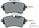 Bendix Braking BPD1217 Set Di Pastiglie Freno, Freno A Disco Oe 4N0698451 Compatibile Con A4 8W, A5 F5, A6 4A, A7 4K, A8 4H, A8 4N, Q5, Q7, Touareg