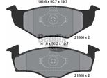 Bendix Braking BPD1549 Set Di Pastiglie Freno, Freno A Disco Oe 1H0698151A Compatibile Con Cordoba, Ibiza, Toledo, Golf Iii, Polo 6V, Vento