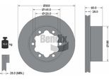 Bendix Braking BDS1131 Disco Freno Oe 2E0615601 Compatibile Con Sprinter, Crafter