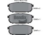 Bendix Braking BPD2085 Set Di Pastiglie Freno, Freno A Disco Oe 583023ED00 Compatibile Con Sorento