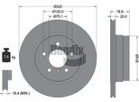 Bendix Braking BDS1318 Disco Freno Oe 34216771970 Compatibile Con X5, X6
