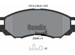 Bendix Braking BPD1462 Set Di Pastiglie Freno, Freno A Disco Oe DBP511119 Compatibile Con Delica, L300, L200, L400