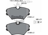 Bendix Braking BPD1815 Set Di Pastiglie Freno, Freno A Disco Oe 7701203967 Compatibile Con Laguna