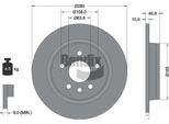 Bendix Braking BDS1210 Disco Freno Oe 1223566 Compatibile Con C-Max, Focus, C30, C70, S40, V40, V50
