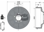 Bendix Braking BDM1090 Tamburo Freno Oe 424751 Compatibile Con Jumpy, Scudo, Expert