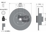 Bendix Braking BDS2234 Disco Freno Oe 432021878R Compatibile Con Scenic, Megane, Talisman