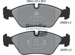 Bendix Braking BPD1714 Set Di Pastiglie Freno, Freno A Disco Oe 1153203 Compatibile Con Serie 3 E30