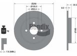 Bendix Braking BDS1524 Disco Freno Oe 424310D110 Compatibile Con Iq, Yaris