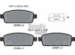 Bendix Braking BPD1060 Set Di Pastiglie Freno, Freno A Disco Oe 13408579 Compatibile Con Aveo, Cruze, Orlando, Trax, Volt, Ampera, Astra (A04), Astra J, Cascada, Mokka, Zafira