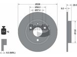Bendix Braking BDS1123 Disco Freno Oe 1618859880 Compatibile Con Ax, Saxo, 106