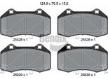 Bendix Braking BPD2451 Set Di Pastiglie Freno, Freno A Disco Oe 1605145 Compatibile Con Corsa D, Corsa E