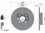 Bendix Braking BDS2216 Disco Freno Oe 569058 Compatibile Con Astra G