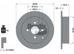 Bendix Braking BDS1650 Disco Freno Oe 4243102070 Compatibile Con Corolla