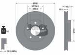 Bendix Braking BDS1237 Disco Freno Oe 40206009VA Compatibile Con Almera, Cefiro, Maxima, Primera, X-Trail