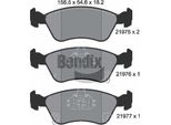 Bendix Braking BPD1869 Set Di Pastiglie Freno, Freno A Disco Oe 0446505020 Compatibile Con Avensis