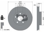 Bendix Braking BDS1796 Disco Freno Oe 4351247040 Compatibile Con Ct, Prius