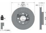 Bendix Braking BDS1280 Disco Freno Oe 90121445 Compatibile Con Corsa, Lanos, Nexia, Astra F, Combo, Corsa A, Corsa B, Tigra, Vectra