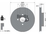 Bendix Braking BDS1497 Disco Freno Oe 435120D090 Compatibile Con Yaris