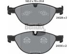 Bendix Braking BPD2129 Set Di Pastiglie Freno, Freno A Disco Oe 0300361 Compatibile Con Serie 5 E60, Serie 5 E61, Serie 6 E63, Serie 6 E64, Xk