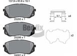 Bendix Braking BPD1605 Set Di Pastiglie Freno, Freno A Disco Oe 58101C2A10 Compatibile Con Kona, Sonata, Tucson, Ceed, Optima, Proceed, Seltos, Sportage, Xceed
